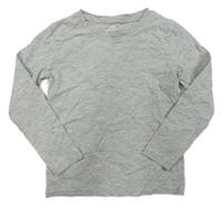 Šedé melírované triko H&M