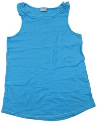 Světlemodrý top s volánky Matalan