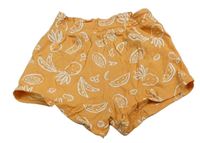 Oranžové kraťasy s ovocem Primark