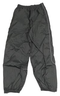 Antracitové šusťákové voděodolné kalhoty TCM