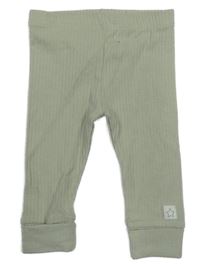 Mintové žebrované lehké tepláky F&F