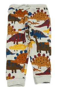 Světlešedé tepláky s diny Matalan