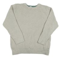 Béžový žebrovaný svetr H&M