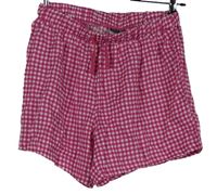 Dámské růžovo-bílé kostičkované kraťasy na spaní zn. Beloved 