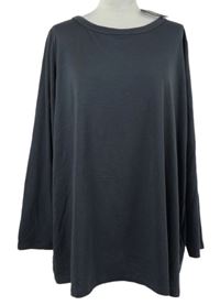 Nové - Dámské tmavošedé triko Yours 