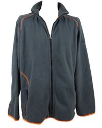 Pánská šedá fleecová propínací mikina Crivit 