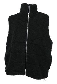 Pánská černá buklé vesta Zara