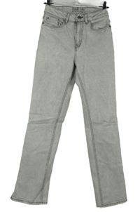 Dámské šedé straight rifle Denim 