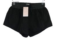 Dámské černo-šedé šusťákové sportovní kraťasy Primark 