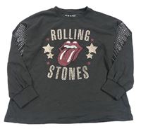 Šedé triko The rolling stones Next