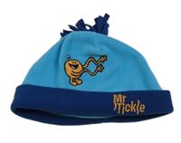 Modrá fleecová čepice s obrázkem George vel.98-110