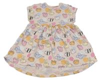 Světlerůžové bavlněné šaty s Peppa pig Next