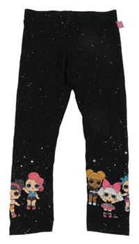 Černé třpytivé legíny s L.O.L Surprise Primark