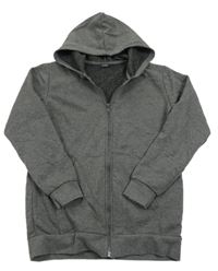 Šedá propínací mikina s kapucí LC Waikiki