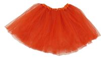 Červená tylová sukně