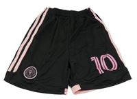 Černo-růžové sportovní kraťasy s číslem 