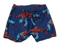 Tmavomodro-barevné nohavičkové plavky se Spidermanem Next