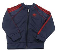 Tmavošedá sportovní mikina Adidas