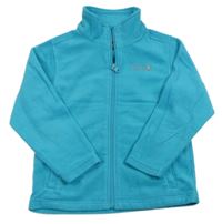 Tyrkysová funkční fleecová propínací mikina s logem Regatta