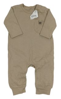 Nové - Béžový úpletový overal 