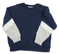 Tmavomodro-šedá mikina M&S