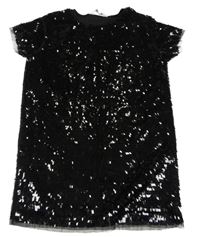 Černé flitrové šaty H&M