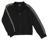 Tmavošedo-černá šusťáková sportovní bunda Everlast