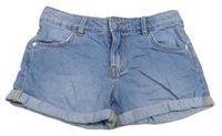 Světlemodré riflové kraťasy Denim 