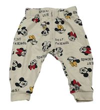 Smetanové tepláky s Minnií a Mickeym LC Waikiki