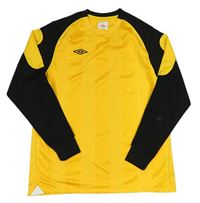 Žluto-černé sportovní triko Umbro