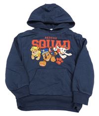 Tmavomodrá mikina s Paw Patrol a kapucí zn. Nickelodeon