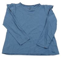 Modré triko s volánky Lupilu