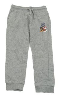 Šedé melírované tepláky s Paw Patrol C&A