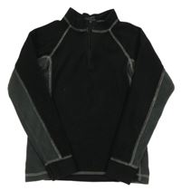 Černo-šedá fleecová funkční mikina Trespass 