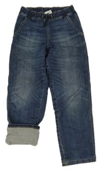 Tmavomodré podšité jogger rifle H&M