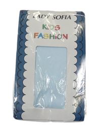 Nové - Světlemodré silonové punčocháče Lady Sophia