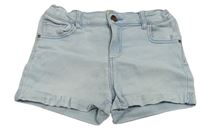Světlemodré teplákové riflové kraťasy zn. Denim Co.