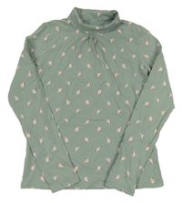 Olivový rolák s kočičkami Sincere