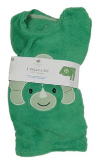 Nové - zelené plyšové pyžamo s dinosaurem PRIMARK
