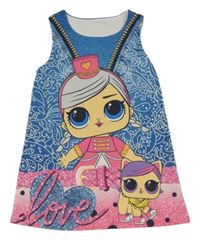 Modro-růžové šaty s s L.O.L. SURPRISE!
