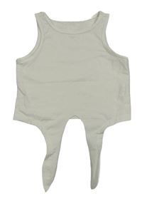 Bílý crop top Shein