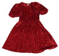 Červené sametové šaty zn. Sinsay