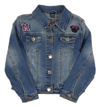 Modrá riflová bunda s Minnie Primark