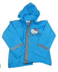 Modrá pláštěnka s Hello Kitty a kapucí