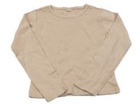 Pudrové žebrované triko Zeeman