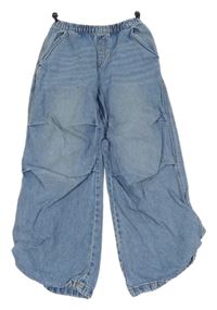 Modré široké rifle H&M