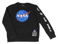 Černá mikina s logem NASA M&S