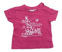 Růžové tričko s nápisy Impidimpi