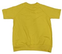 Žluté teplákové tričko 