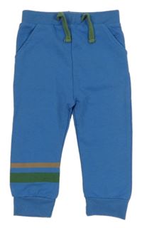 Modré tepláky se zeleným pruhem Impidimpi